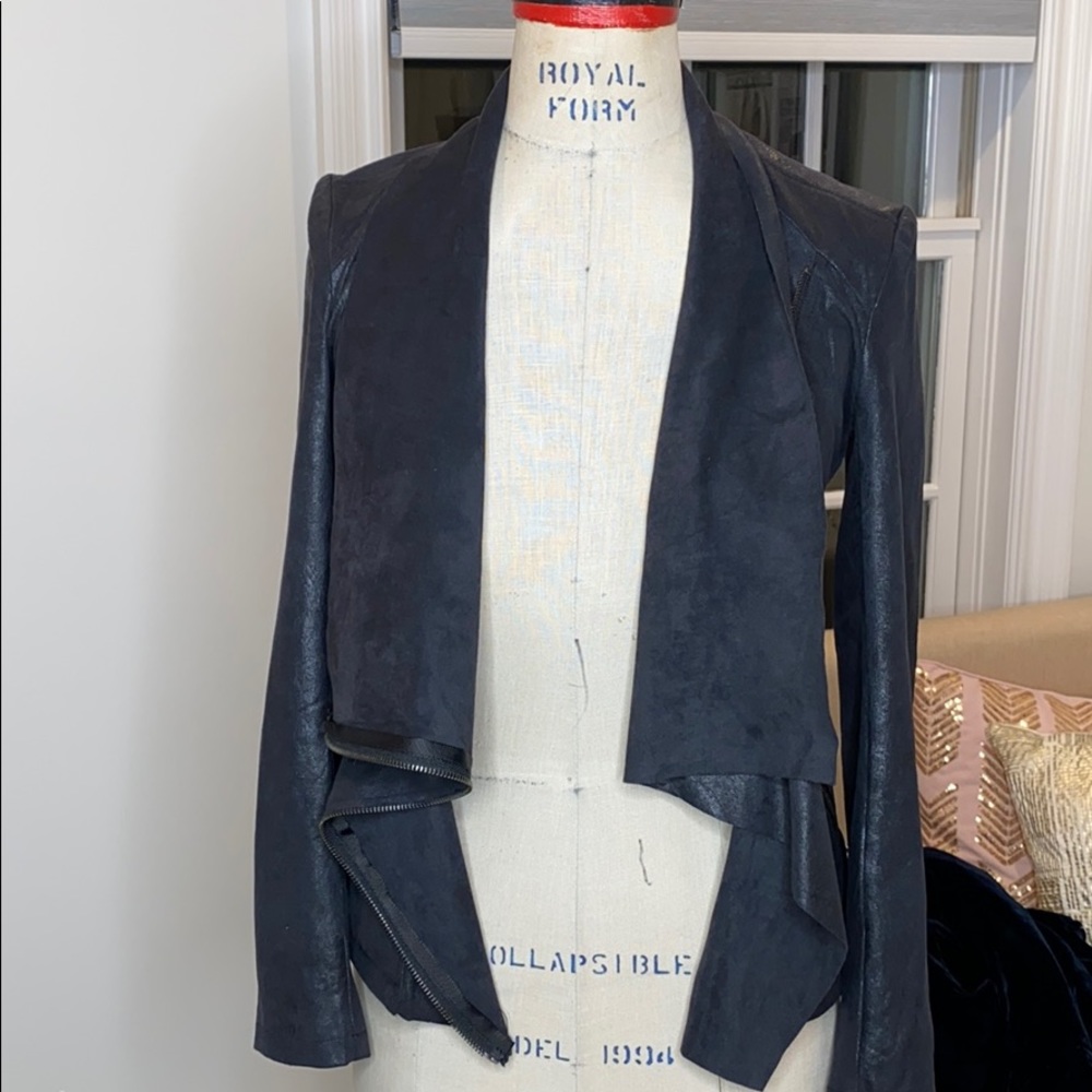 Blank nyc vegan moto jacket. Extra small